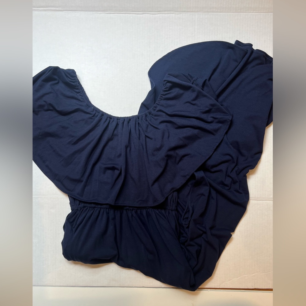 Women’s navy blue maxi dress